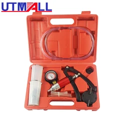 Hand Held Vacuum Pressure Pump Tester Brake Fluid Bleeder Bleeding Kit