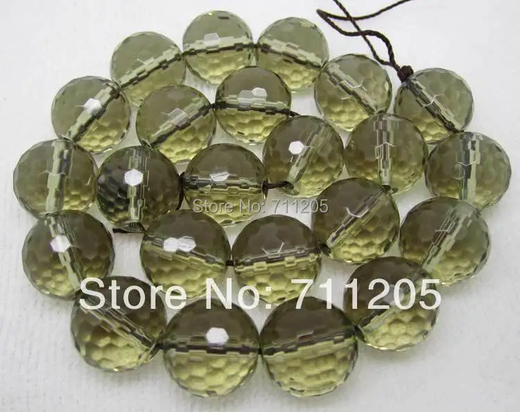 

wholesale 22pcs ,18mm 128Faceted Smoky Quartzs Round Loose Beads ,Min. Order is $10,we provide mixed wholesale for all items !