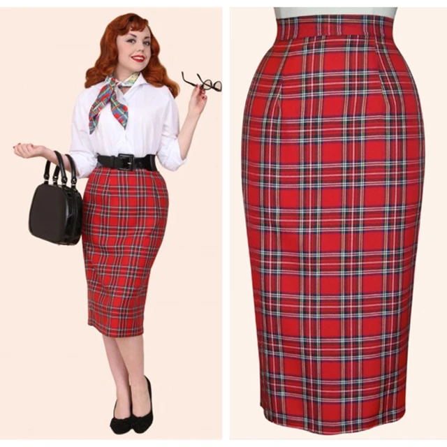 Maxi pencil skirts 50s sale