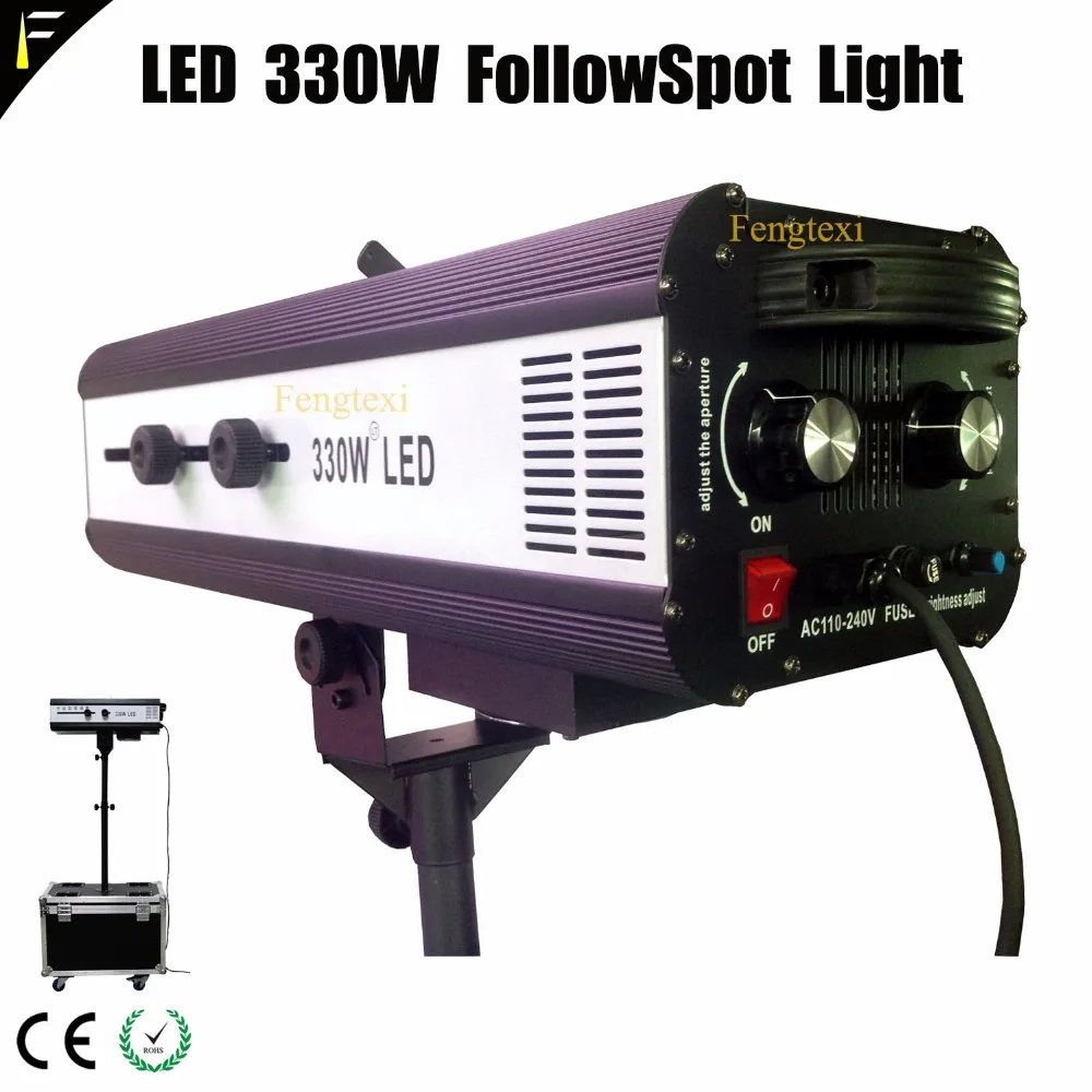 Muciscal Compact Follow Spot Light Beam LED 330 Watt With Flight Case Stand Wedding LED Followspot