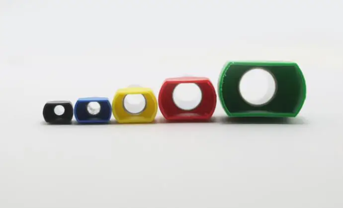 100pcs TE6014 2x6mm2 Double tube line nose needle shape Insulated Bootlace Ferrule Terminal