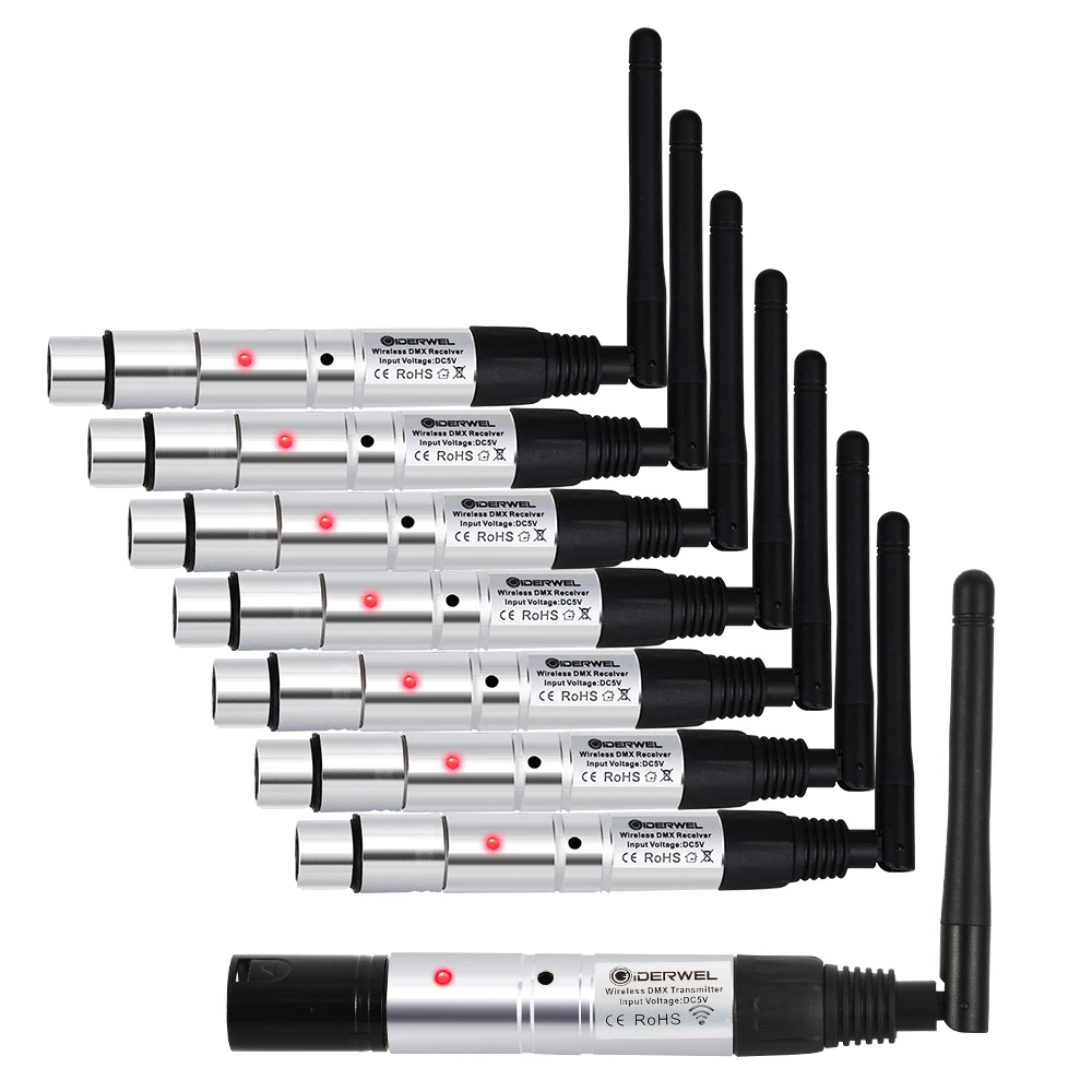 2.4G dmx 512 wireless transmitter & receiver DJ Wireless system Receiver 2.4G for LED Stage Lighting Effect Light Control