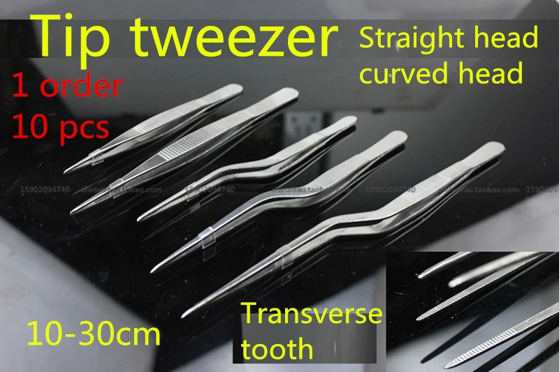 

medical anatomy tweezer Transverse tooth Elbow tweezers curved head forceps children bady Dig earwax tool Facial Otology Clip