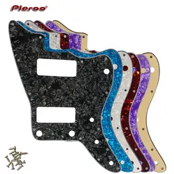 Pleroo – pièces de guitare pour nous, pas de commandes supérieures, Pickguard de guitare de Style Jazzmaster avec Pickups P90, remplacement de plaque à gratter