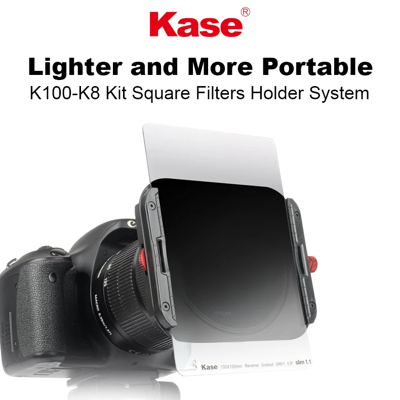 Kase Wolverine Shockproof 100mm Magnetic Filter Holder Kit ND1000/ND64/GND0.9/GND1.2/Reverse GND0.9/CPL for 67/72/77/82mm Lens