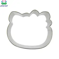 Cartoon Cat Cake Decorating Fondant Cutters Tools,10 CM First Cat Face Shape Cake Cookie Biscuit Baking Molds,Direct Selling