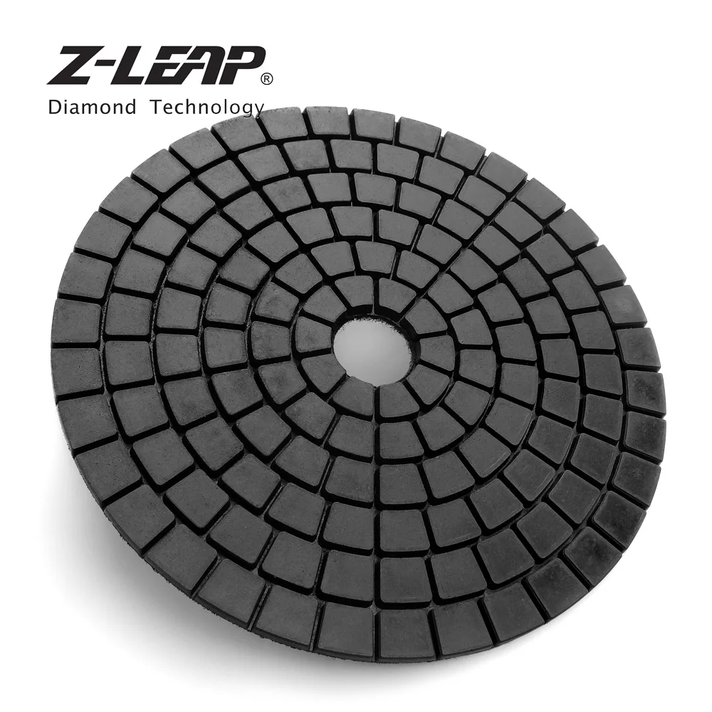 

Z-LEAP Black Buffing Pad 6" 150mm Diamond Polishing Pad for Dark Color Granite Marble Stone Polishing Wheel Circle Abrasive tool