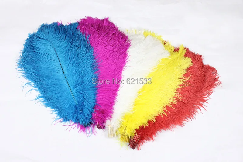 200pcs/lot High Quality New Style Real Natural 16-18Inch 40-45cm Ostrich Feathers Great Decorations