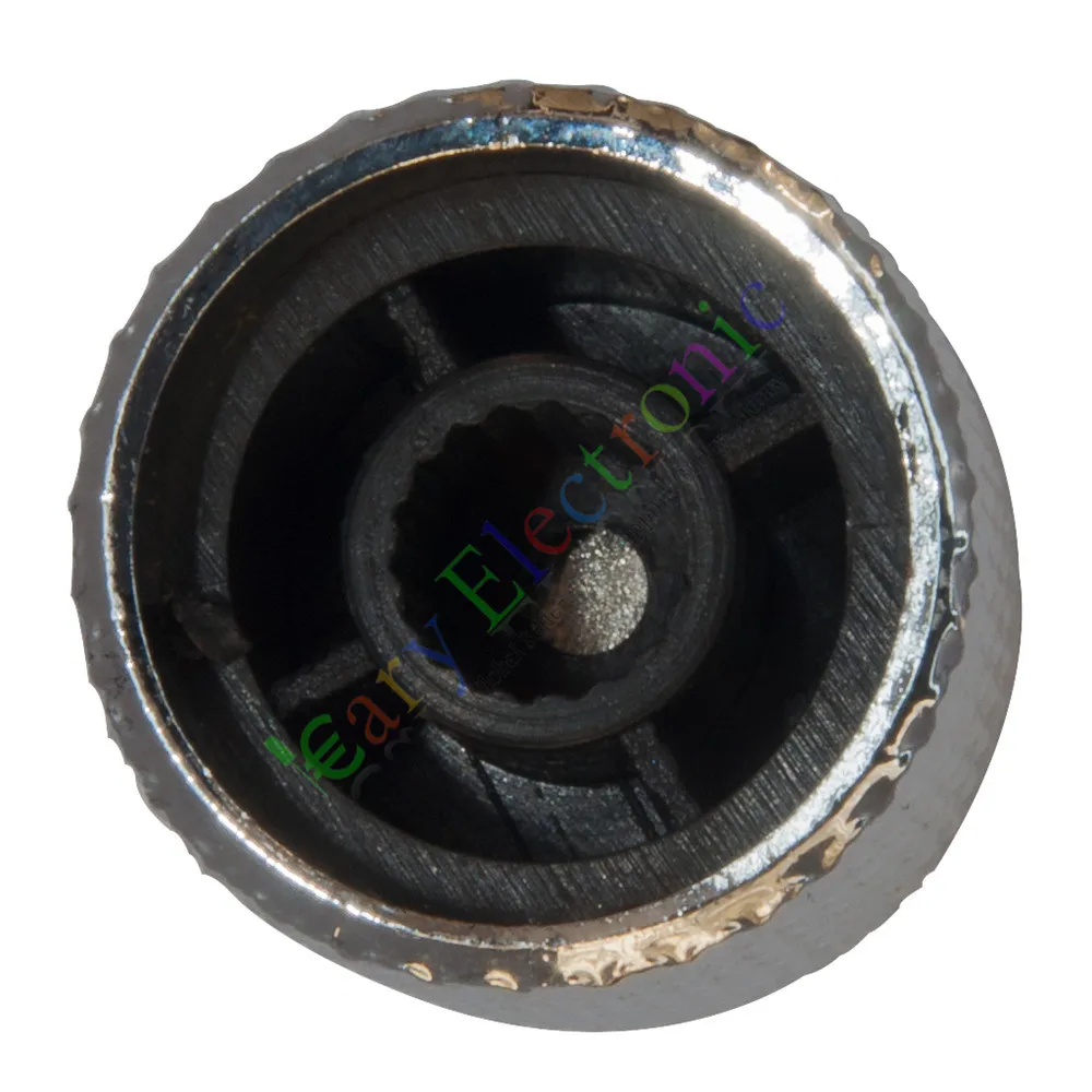 الجملة والتجزئة 5 قطعة 18 مللي متر مقبض فضي أنبوب الغيتار الجهد غطاء LP حجم لهجة أجزاء الصوت شحن مجاني #3