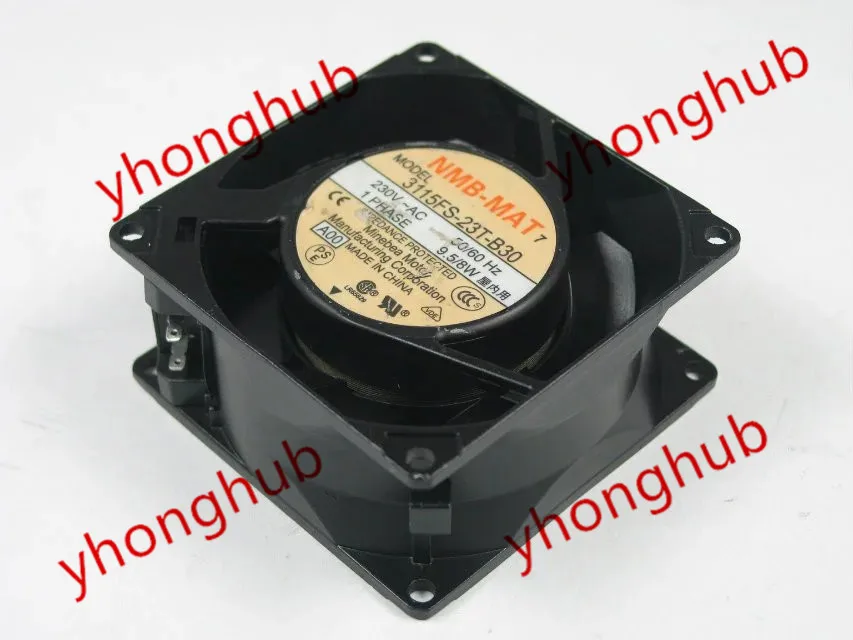 

NMB-MAT 3115FS-23T-B30 A00 AC 230V 9.5/8W 80x80x38mm Server Cooling Fan