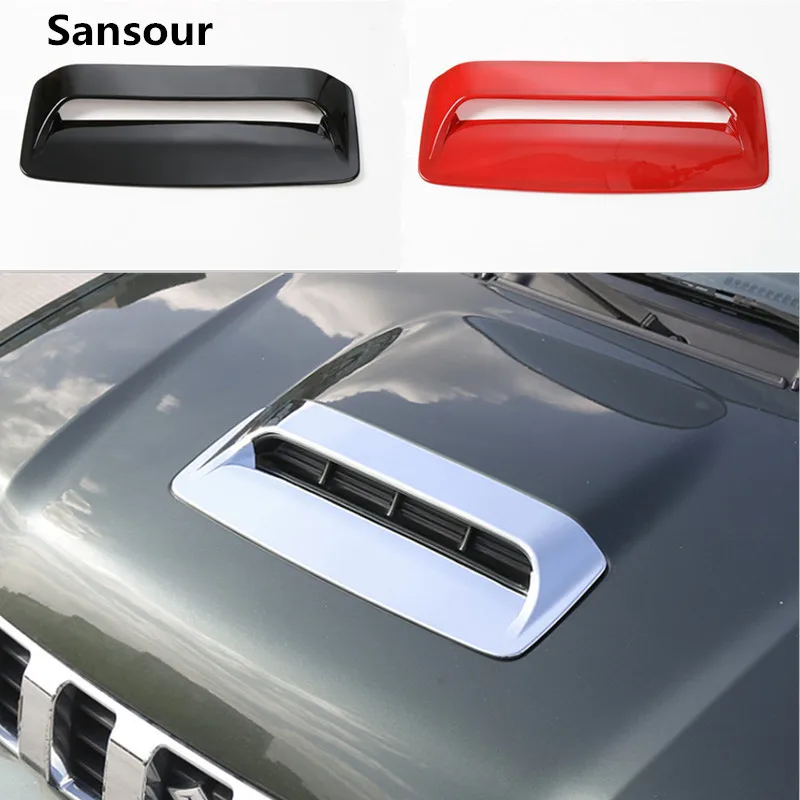 

Car Styling Mouldings for Suzuki Jimny 2007-2017 ABS Air Flow Intake Hood Scoop Vent Bonnet Cover Decoration Car Accessories