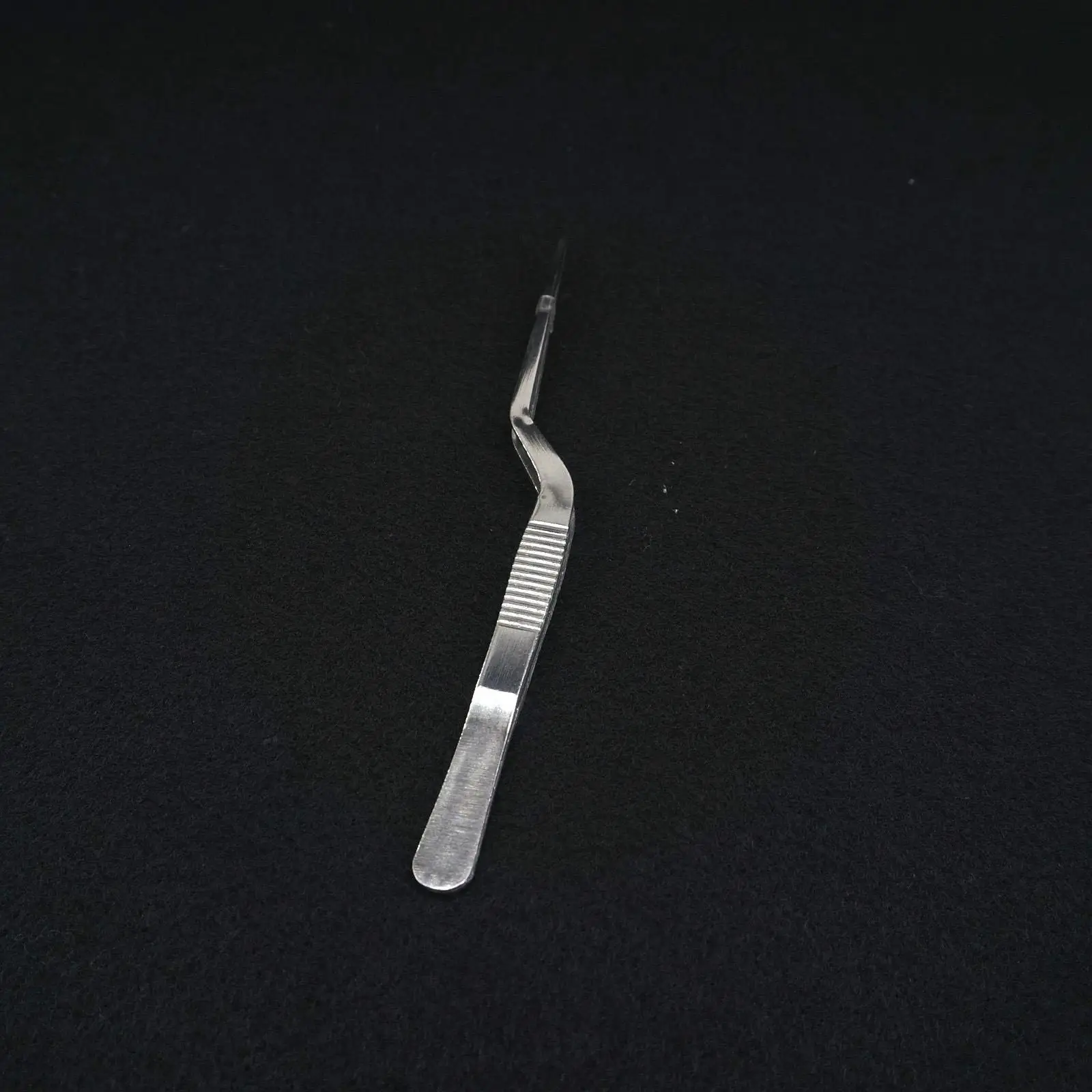 16cm Length SS Medical Gun Type Smooth Dressing Forceps Tweezers Labware