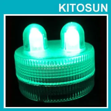 Factory Vendor Box of 100 Submersible Floralytes II with 2 Superbright LED Lights GREEN COLOR