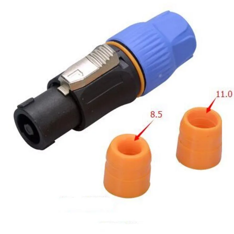 

50pcs / lot 100% Waterproof Speaker connectors with blue.