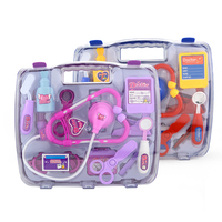 15Pcs/Set Doctor Toy for Children Pretend Play Doctor Nurse Toy Portable Suitcase Medical Kit Kids Educational Role Play toys