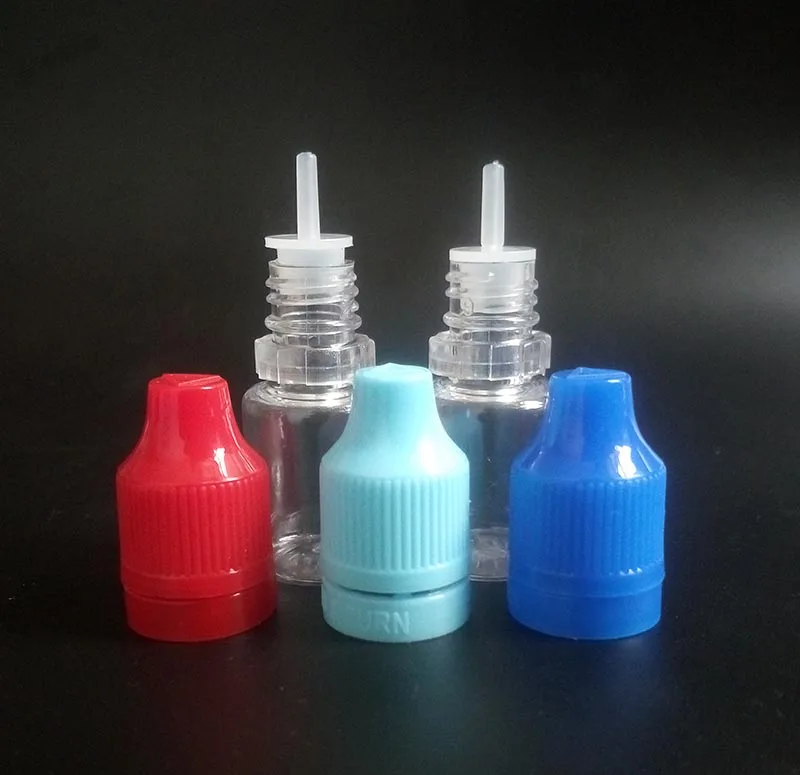 

5ml plastic bottle PET empty plastic Dropper oil bottle For E cig liquid E juice with tamper evident childproof cap