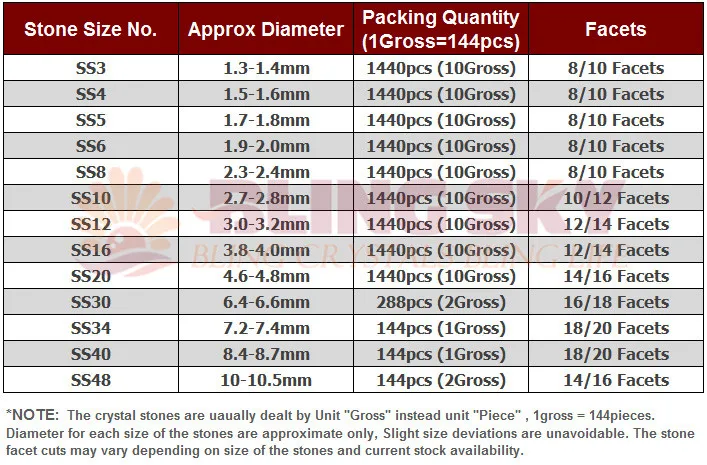 Gold zurück Klar AB ss16 ss20 Nicht hot fix Strass flache rückseite kristalle glas stein strass glitters für 3d nagel bekleidung hochzeit – Detail 1