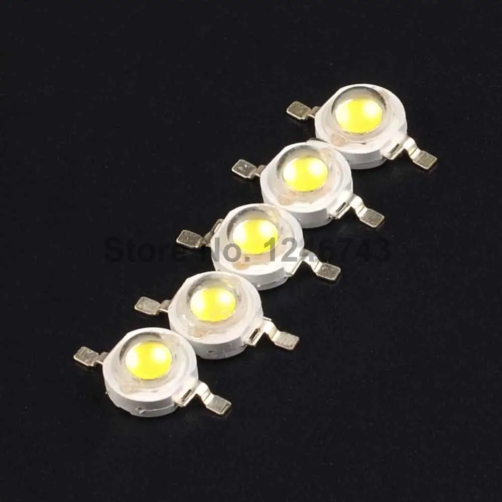 

10PCS High Power 3W LED Chips Beads Bulb Diode Lamp Cool White for LED Spotlight