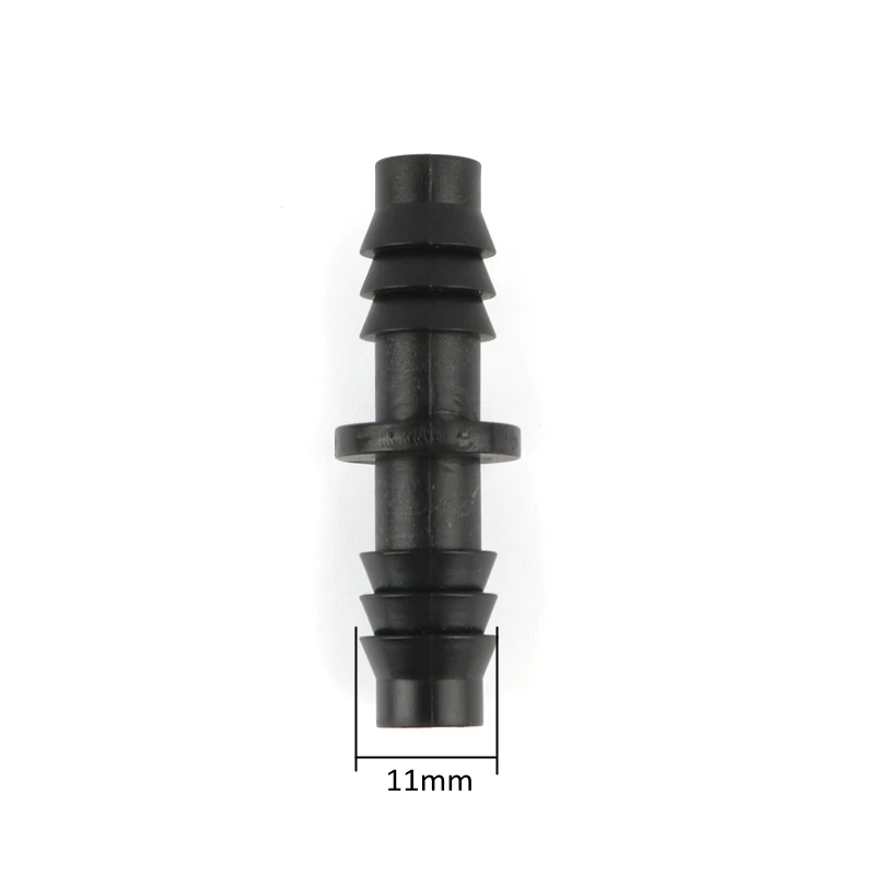 30pcs 3/8 inch Barbed Double Way Connector 8/11mm Garden hose Micro Drip Irrigation System Watering Tube Joint Pipe Adapter