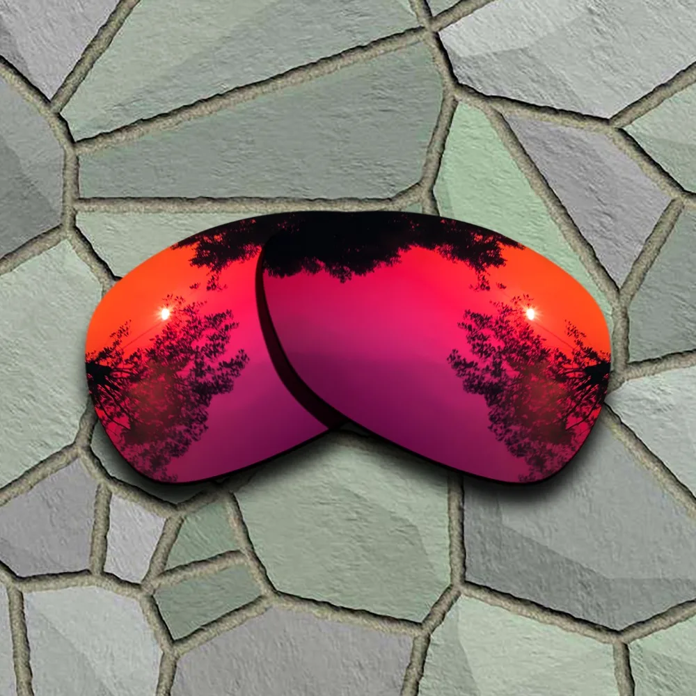 Grey Black&Violet Red Sunglasses Polarized Replacement Lenses for Oakley Crosshair 2012