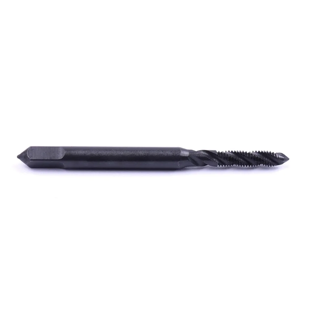 5Pcs/Set M3 M4 M5 M6 M8 High Hardness Black HSS Nitriding Screw Thread Plug Tap High Speed Steel Thread diameter 3-8mm Tap Set