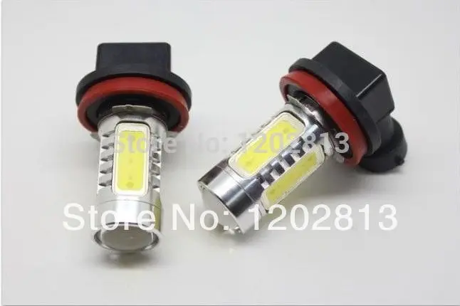 Free shipping 2pcs bright LED Canbus 7.5W White 9005/HB3 For BMW E46 325i Fog DRL Lights Bulb