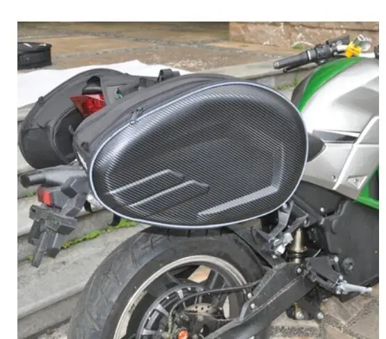 

High Quality Waterproof Moto Tail Luggage Suitcase Saddle Bag Motorcycle Side Helmet Riding Travel Bags With Rain Cover