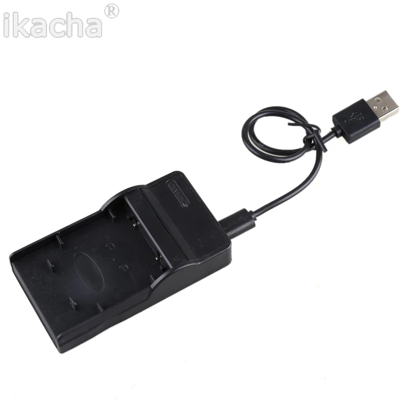 Cargador USB de batería para cámara de DMW-BCF10, para Panasonic DMC-F3, FH22, FH1, FS15, FH3, GK, DE-A60, BCF10