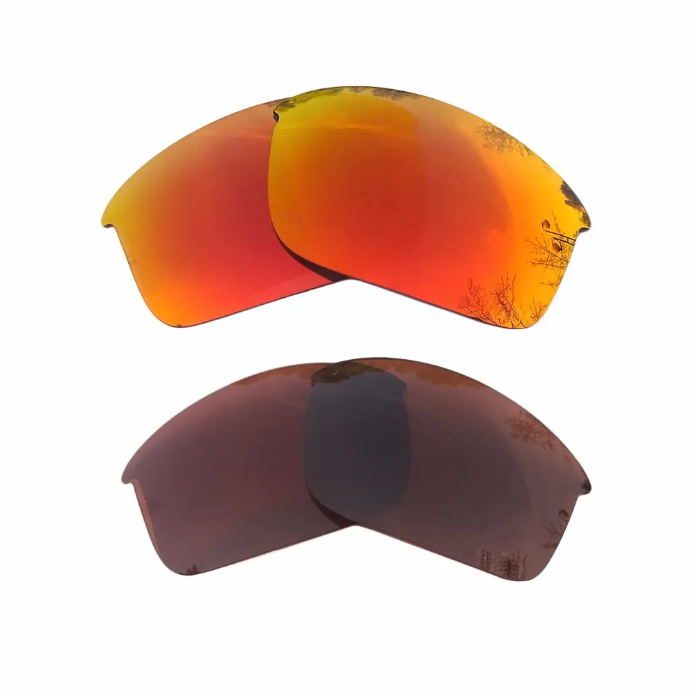 

Orange Red Mirrored & Brown Polarized Replacement Lenses for Bottle Rocket Frame 100% UVA & UVB