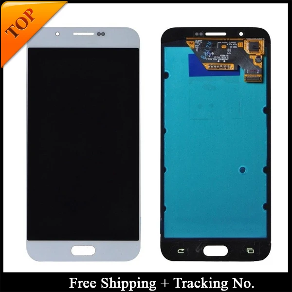 

Free Shipping 100% tested SUPER AMOLED For Samsung A8 2015 LCD A800 A800F Disaplay LCD Screen Touch Digitizer Assembly