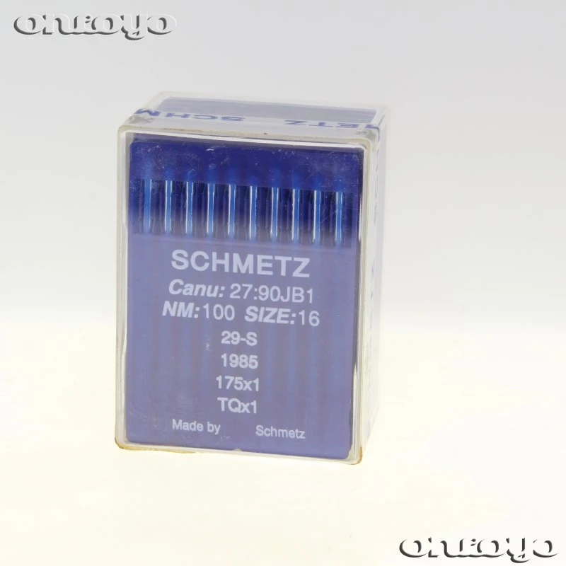 

TQ*1 100% Original Schmetz Needle For Industrial Button Sewing Machine TQX1 175X1 1985 29-S For 100 Needles