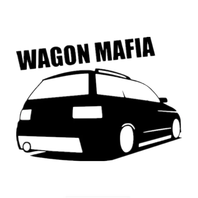 Three Ratels TZ-758 12*16cm 1-5 Pieces WAGON MAFIA Car Sticker Auto Sticker Car Stickers Removable