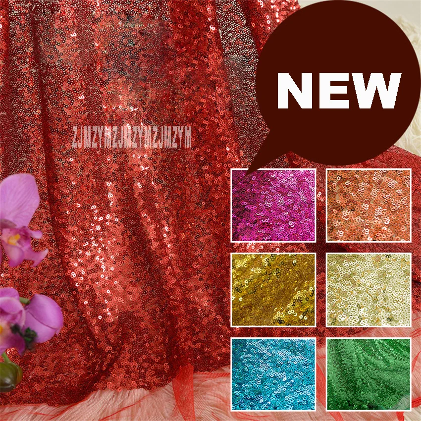 

10M Sequin High Quality 3MM Sequin Stage Cloth Sparkly for Sequin Backdrop Wedding Decoration DIY (1000CM*130CM )