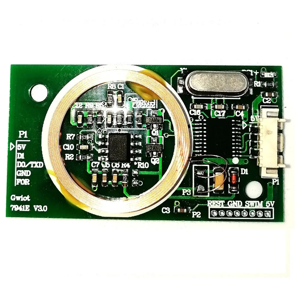 leitor de cartao de id de modulo integrado de 125khz para controle de acesso atendimento wg26 34 ou porta serial uart 01