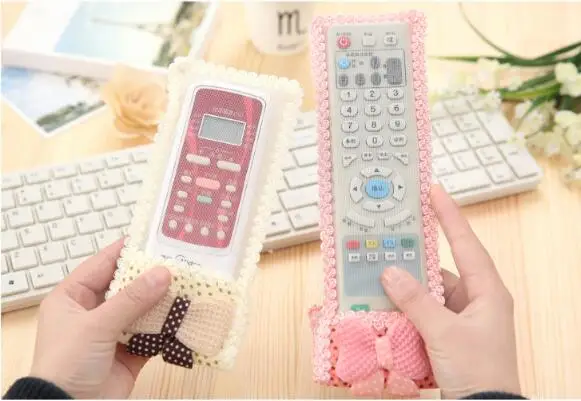 1PC Household Organizers TV Remote Control Case Air Condition Remote Control Cover Textile Protective Bag LF 020