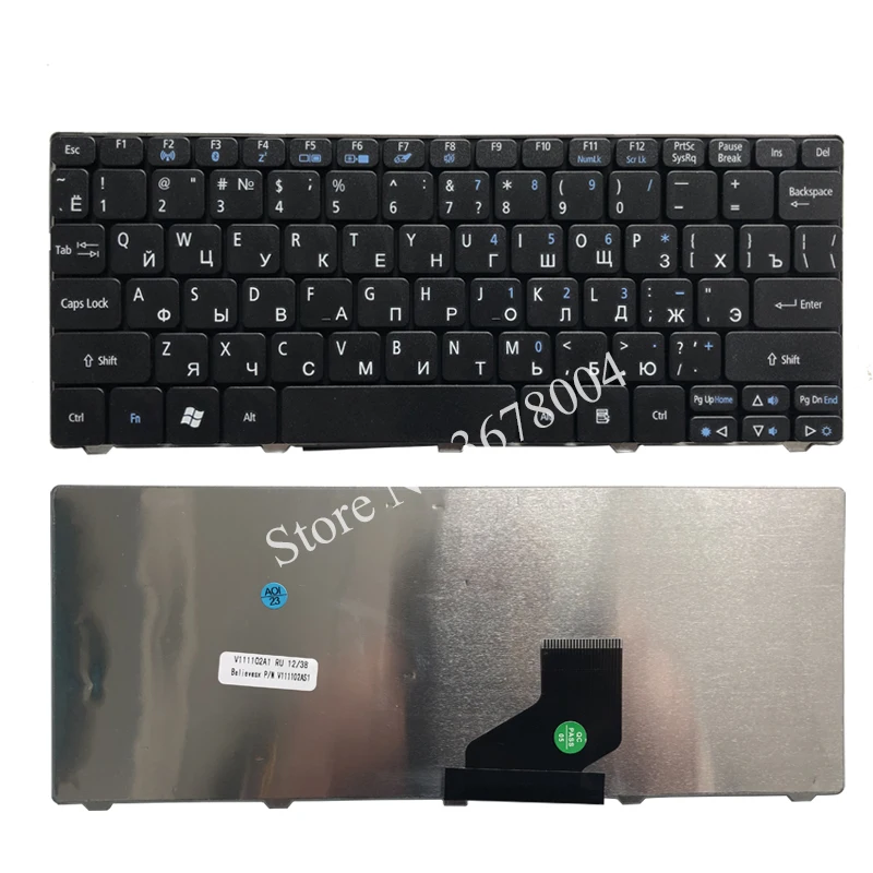 Русская русская клавиатура для Gateway Mini LT21 LT25 LT27 LT28 LT2100 LT32 для Packard Bell Dot SPT SE 723 SE2 S-E3 S E2 SE3 SC, черная