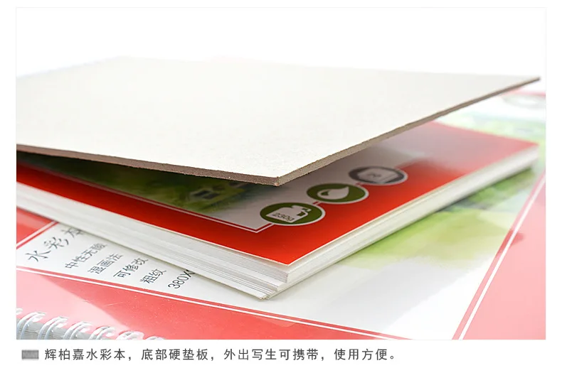 Faber Castel Portable 20 Sheets Watercolor Painting Book Student Coloring Design Notebook Set for Sketch Cute Draw