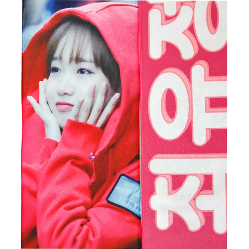 Customized Magic Reflection Double Sided Suede, Korean Idol Cheering, Kpop Fansite, Jungkook, Yunjoong, WAYV, donghyu, MOQ 5Pcs