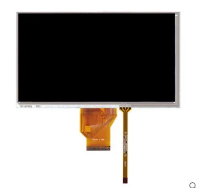 7 인치 LCD 화면 터치 스크린 패널 AT070TN94 AT070TN93 AT070TN90 92 V.X 자동차 DVD 탐색 LCD 교체 부품
