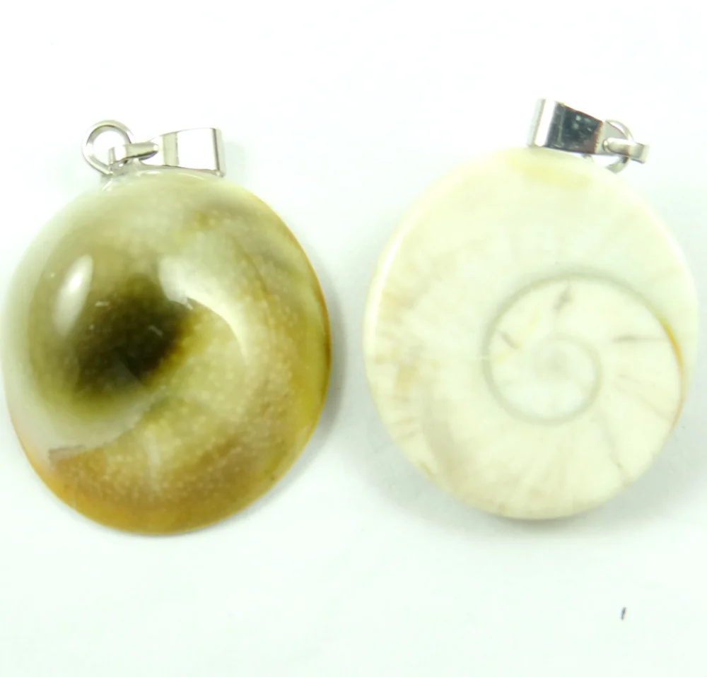 Wholesale natural stone Snails Pendants charms animal pendants Jewelry Accessories Natural shell 12Pcs/lot Free shipping