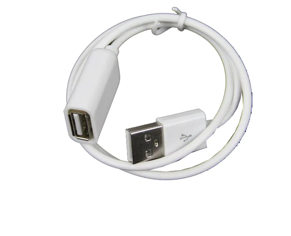 1 sztuk USB 2.0 rozszerzenie męskie i żeńskie dane 50cm 1M Extender Charge dodatkowy kabel dla iPhone 4 5 6 Plus dla Samsung S6 Note4