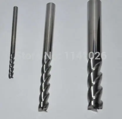 شحن مجاني 4.0 ملليمتر طويلة نهاية مطحنة 4 * d4 * 16 * 100l 3 المزامير كربيد نهاية ميلز الألومنيوم ، كربيد نهاية مطحنة cnc راوتر بت ، مخرطة أداة