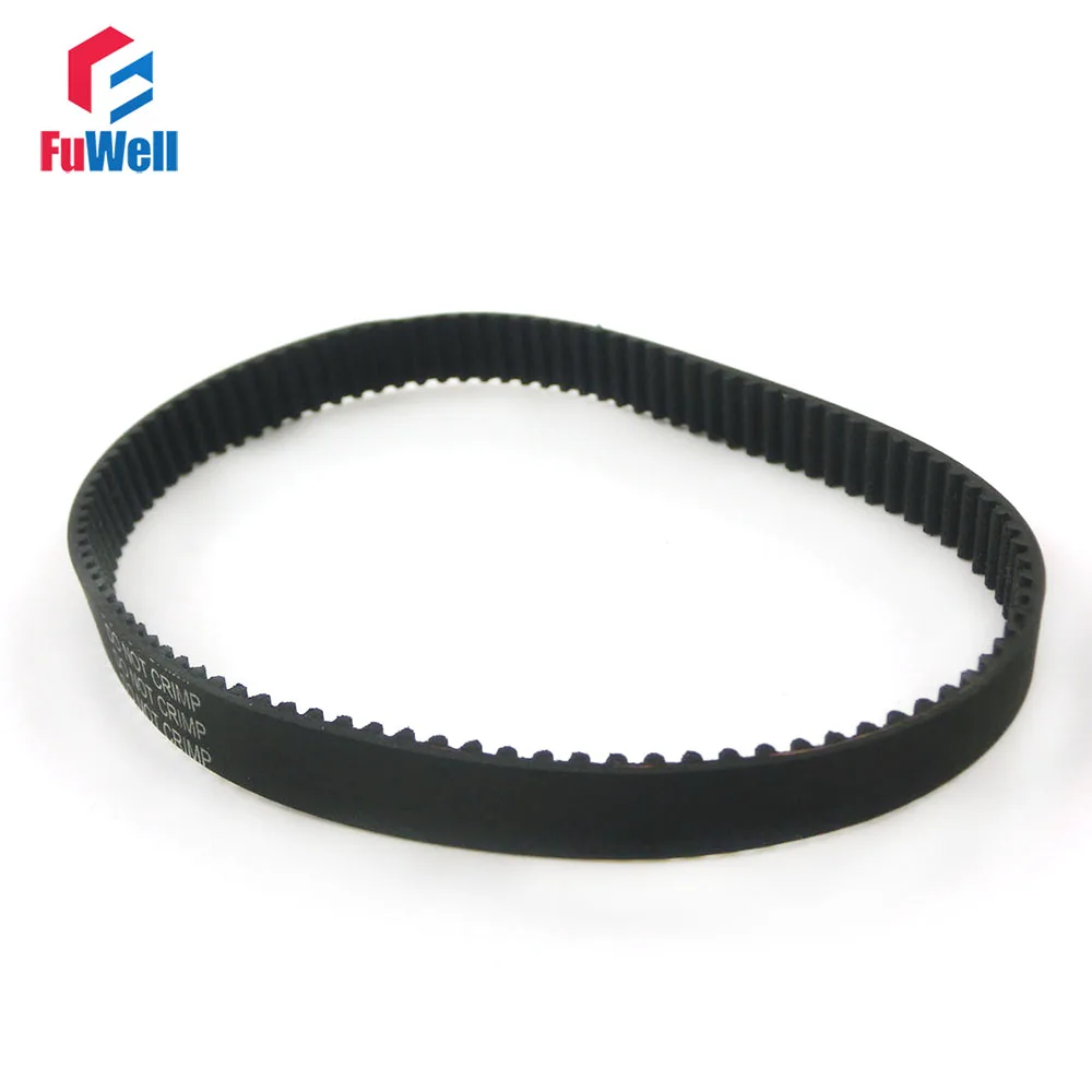 

2pc HTD3M Timing Belt Transmission 210/213/216/219/222/228/231/234/237/240/246/249/252/255/258-3M 10mm Width Gear Timing Belt