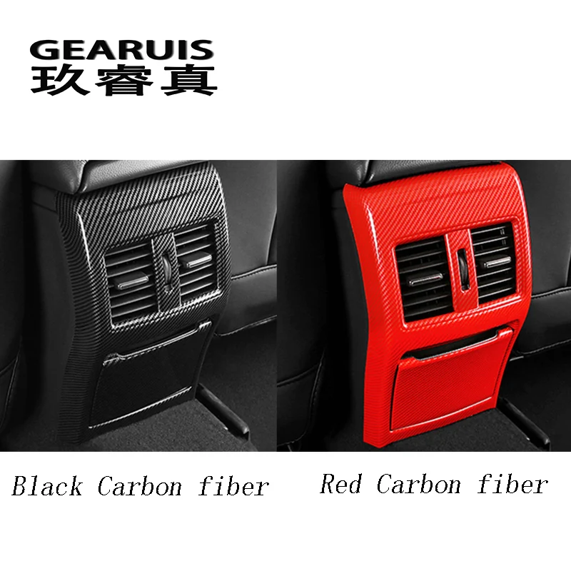 Car styling Rear air conditioning vent decorative air outlet trim Cover sticker For Mercedes Benz A GLA CLA Class W176 X156 C117