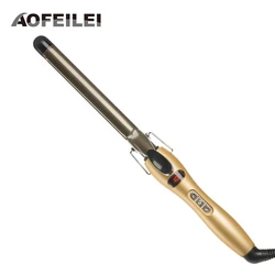 Rizador Pelo Professional Ceramic Curling Iron Digital Hair Curlers Styler Heating Styling Tools Eu Plug Aofeilei Wand Irons