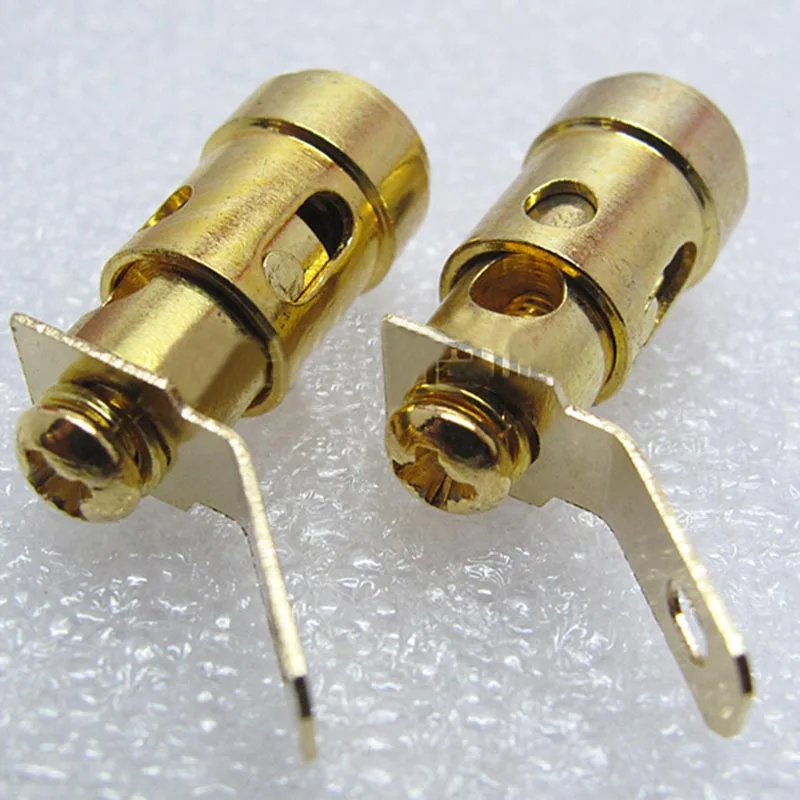 

4pcs Self-locking Quick Connectors Gold-plated Copper High Quality Banana Connector New