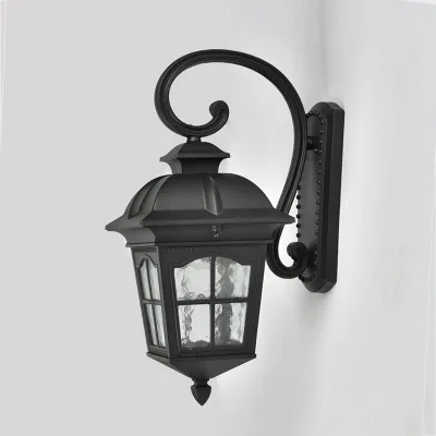 E27 220v European Full Copper Wall Lamp outdoor lighting black  bronze outdoor Waterproof Wall light  garden light  greenhouse