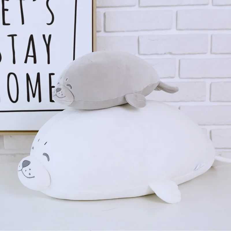 

Sea World Animal Sea Lion Doll Seal Plush Toy Baby Sleeping Pillow Kids Stuffed Toys Gift for Girl 1pc 35cm/50cm