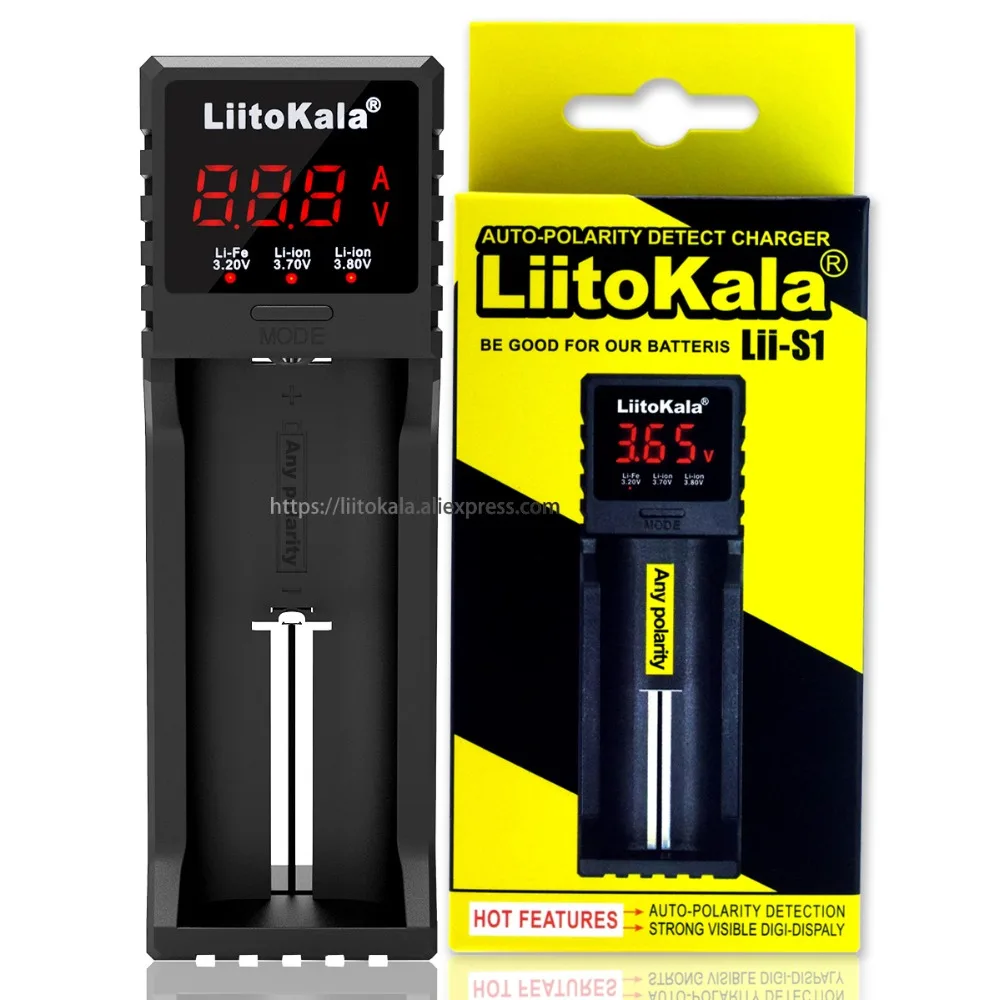 Liitokala lii-500 Lii-300 Lii-PD4 Lii-S1 ładowarka 18650 do 26650 18500 21700 3.7V akumulator litowo-jonowy i NiMH1.2V baterii AA AAA