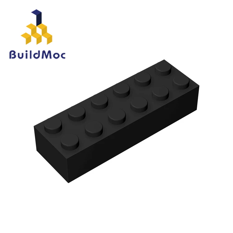 BuildMOC 10PCS 44237 2456  2x6 high-tech Changeover Catch For Building Blocks Parts DIY Bricks Blocks Educational Classic Brand